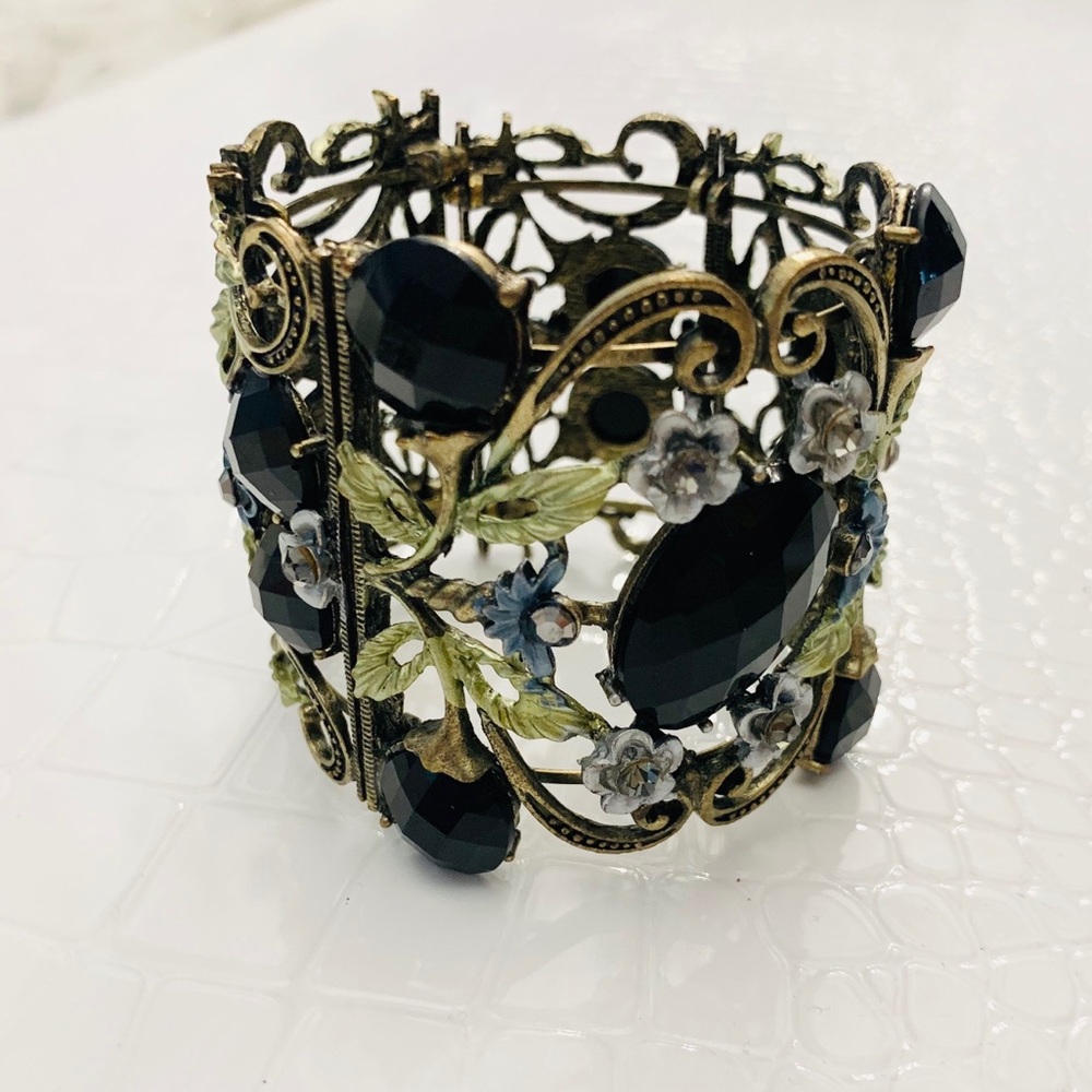 Statement Bracelet  Filigree Cuff Bracelet